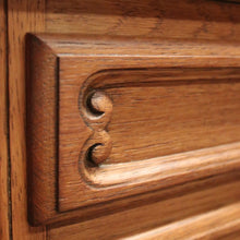 Load image into Gallery viewer, x SOLD Pair of Vintage French Bedside Cabinets or Two-drawer Lamp or Side Tables. B11826