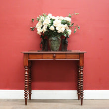 Load image into Gallery viewer, Antique Australian Cedar Hall Table or Single Drawer Sofa Entry Table. B11794
