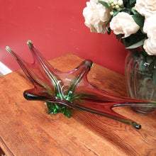 Load image into Gallery viewer, Antique French Glass Bowl or Vase - Murano-Style Mid-Century Dish. B11645