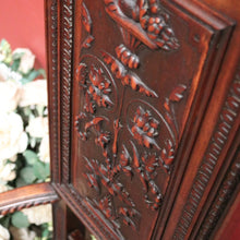 Load image into Gallery viewer, Antique French Walnut circa 1840-50 Bedroom, Throne Chair, Hall or Desk Chair. B11905