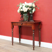 Load image into Gallery viewer, x SOLD Antique Australian Cedar Hall Table or Single Drawer Sofa Entry Table. B11794