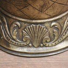 Load image into Gallery viewer, x SOLD French Brass Umbrella Holder or Stand, Pressed Brass Walking Stick Holder. B11865
