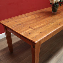 Load image into Gallery viewer, x SOLD Circa 1840 Antique French Pine Refectory Dining Table or Kitchen Table, One Drawer. B11809