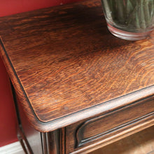 Load image into Gallery viewer, x SOLD Antique French Bedside Cabinet or Lamp Side Table with Cupboard and Drawer Storage B11438