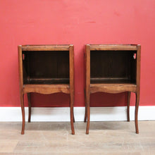 Load image into Gallery viewer, X SOLD A pair of Antique French Oak Lamp Table or Side Table, Bedside Cabinets. B11325