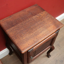 Load image into Gallery viewer, Vintage French Single Door Matching Pair of Bedside Cabinets or Lamp, Side Tables. B11568
