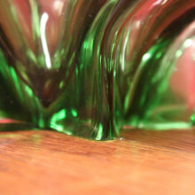 Load image into Gallery viewer, Antique French Glass Bowl or Vase - Murano-Style Mid-Century Dish. B11645