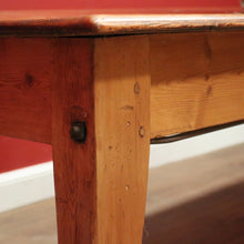 Load image into Gallery viewer, x SOLD Circa 1840 Antique French Pine Refectory Dining Table or Kitchen Table, One Drawer. B11809