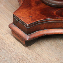 Load image into Gallery viewer, x SOLD Antique Australian Cedar Wine Table or Side, Lamp Table with a Tapered Pedestal. B11980