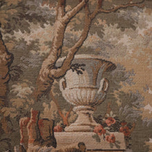 Load image into Gallery viewer, x SOLD Vintage Frame French Period Scene Wall Hanging Tapestry Fishing, Romance, Lovers. B11321