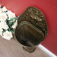 Load image into Gallery viewer, x SOLD French Brass Umbrella Holder or Stand, Pressed Brass Walking Stick Holder. B11865