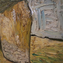 Load image into Gallery viewer, Framed Oil on Canvas, Sunflowers in a Vase, in the Style of Van Gogh, Gold Frame. B11685