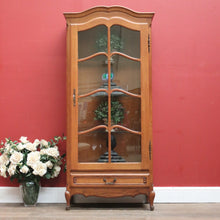 Load image into Gallery viewer, x SOLD Antique French Oak China Cabinet, Single Door Display Cupboard, Glass Shelves. B11551