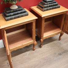 Load image into Gallery viewer, Pair of Vintage French Bedside Cabinets or Bedside Tables, Lamp Tables. B11537