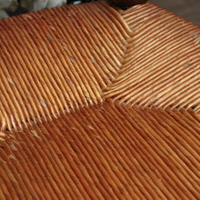 Load image into Gallery viewer, x SOLD Set of 4 Antique French Walnut and Rush Seat Dining or Kitchen Chairs. B11813