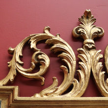 Load image into Gallery viewer, x SOLD Grand Antique French Gilt Mirror with Feather Detail to the Top, Bevelled Mirror. B11347