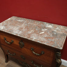 Load image into Gallery viewer, x SOLD Antique French Chest of Drawers, Entry or Hall Table, Cabinet with Marble Top and Brass Handles B11329