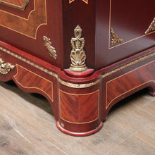 Load image into Gallery viewer, x SOLD French Louis XIV Style Pier Cabinet, Hall Cabinet, Marble Top Bookcase China Cabinet. B11868