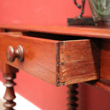 Load image into Gallery viewer, x SOLD Antique Australian Cedar Hall Table or Single Drawer Sofa Entry Table. B11794