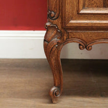 Load image into Gallery viewer, x SOLD Antique French Oak and Glass Single Door China Cabinet, Display Cupboard or Bookcase. B11898