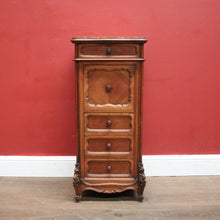 Load image into Gallery viewer, x SOLD An Antique French Bedside Table or Lamp Table with Marble Top, and Marble Insert. B11822