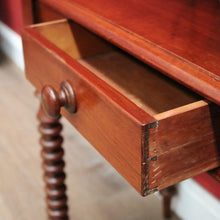 Load image into Gallery viewer, x SOLD Antique Australian Cedar Hall Table or Single Drawer Sofa Entry Table. B11794