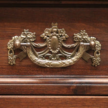 Load image into Gallery viewer, x SOLD Antique French Walnut China Cabinet or Bookcase with 3 Drawers to the Base. B11903