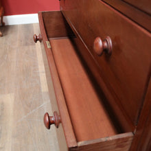 Load image into Gallery viewer, x SOLD Antique Australian Cedar Chest of Five Graduating Drawers, Hall or Entry Chest, Full Cedar. B11556
