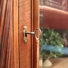 Load image into Gallery viewer, x SOLD Antique French Walnut Church-Inspired China Cabinet or Bookcase Cupboard B11916