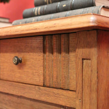 Load image into Gallery viewer, x SOLD Pair of Antique French Lamp Tables, Oak top Bedside Cabinets or Tables. B11380