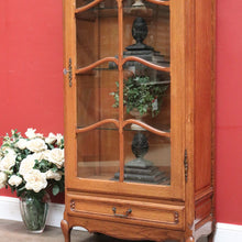 Load image into Gallery viewer, x SOLD Antique French Oak China Cabinet, Single Door Display Cupboard, Glass Shelves. B11551