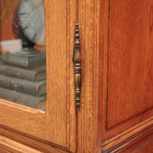 Load image into Gallery viewer, x SOLD Antique French Oak China Cabinet, Single Door Display Cupboard, Glass Shelves. B11551