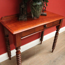 Load image into Gallery viewer, x SOLD Antique Australian Cedar Hall Table or Single Drawer Sofa Entry Table. B11794