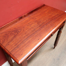 Load image into Gallery viewer, x SOLD Antique Australian Cedar Hall Table or Single Drawer Sofa Entry Table. B11794
