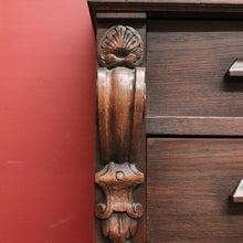 Load image into Gallery viewer, x SOLD Antique French Oak Double Chest of Drawers, Lockable File Cabinet Office Cupboard. B12057