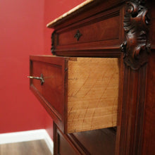Load image into Gallery viewer, x SOLD Antique French Walnut Brass and Marble Lingerie Chest, 7 Drawer Chest of Drawers, B11545