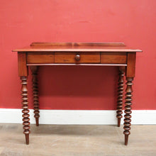 Load image into Gallery viewer, x SOLD Antique Australian Cedar Hall Table or Single Drawer Sofa Entry Table. B11794