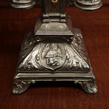 Load image into Gallery viewer, x SOLD Antique French Crucifix, Silver Plate Home Worship Christ on Cross, Jesus Figural. Religion. B11532