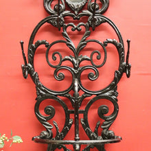 Load image into Gallery viewer, x SOLD Antique French Cast Iron Umbrella Stand, Coat Rack, Hat Hooks. B11531