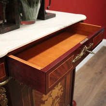 Load image into Gallery viewer, x SOLD French Louis XIV Style Pier Cabinet, Hall Cabinet, Marble Top Bookcase China Cabinet. B11868