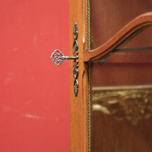 Load image into Gallery viewer, x SOLD Antique French Oak China Cabinet, Single Door Display Cupboard, Glass Shelves. B11551