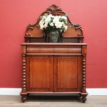 Load image into Gallery viewer, Antique Australian Cedar Single-Drawer Sideboard Chiffonier, or Hall Cabinet. B11792