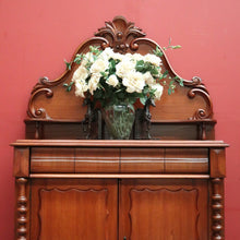 Load image into Gallery viewer, Antique Australian Cedar Single-Drawer Sideboard Chiffonier, or Hall Cabinet. B11792