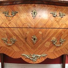 Load image into Gallery viewer, x SOLD Antique French Chest of Drawers or Hall Cabinet with a Marble Top and Brass Handles. B11975