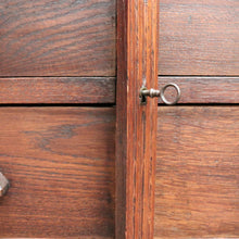 Load image into Gallery viewer, x SOLD Antique French Oak Double Chest of Drawers, Lockable File Cabinet Office Cupboard. B12057