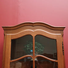Load image into Gallery viewer, x SOLD Antique French Oak China Cabinet, Single Door Display Cupboard, Glass Shelves. B11551