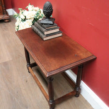 Load image into Gallery viewer, x SOLD Antique French Side Table, or Lamp Table or Stool, French Milking Stool, Stretcher Base. B11852