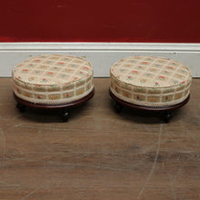 Load image into Gallery viewer, x SOLD A Pair of Antique Australian Cedar and Fabric Footstools, Prayer Kneelers. B11787