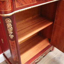 Load image into Gallery viewer, x SOLD French Louis XIV Style Pier Cabinet, Hall Cabinet, Marble Top Bookcase China Cabinet. B11868