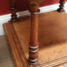 Load image into Gallery viewer, x SOLD Antique French Oak and Marble Bedside Cabinets or Lamp Cupboard, Side Tables. B11923